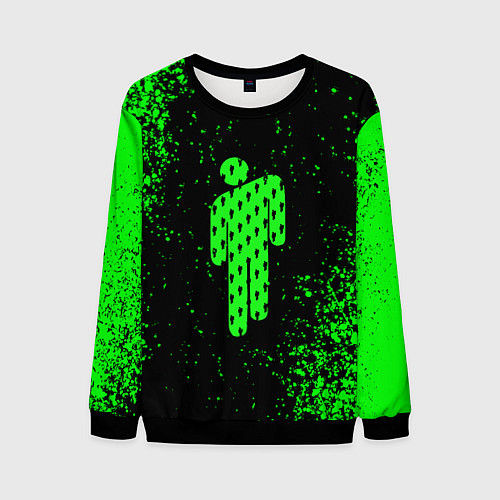 Мужской свитшот BILLIE EILISH / 3D-Черный – фото 1