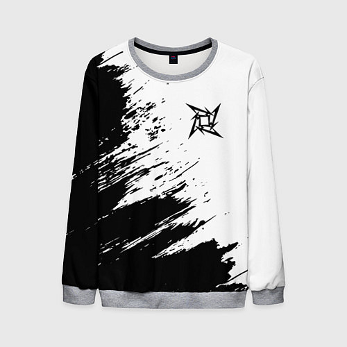 Мужской свитшот METALLICA МЕТАЛЛИКА / 3D-Меланж – фото 1