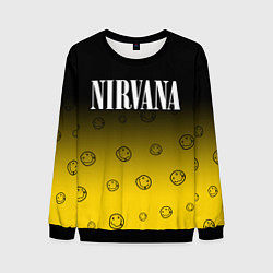 Свитшот мужской NIRVANA НИРВАНА, цвет: 3D-черный