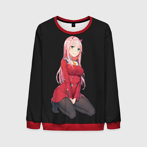 Мужской свитшот ZeroTwo Darling in the Franx / 3D-Красный – фото 1