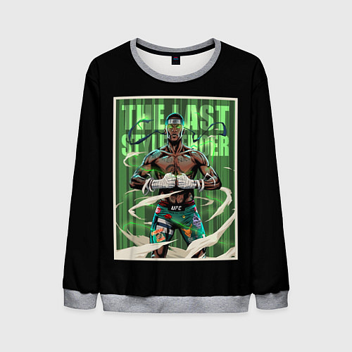 Мужской свитшот Исраэль Адесанья / 3D-Меланж – фото 1