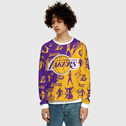 Свитшот мужской КОБИ БРАЙАНТ, цвет: 3D-белый — фото 2