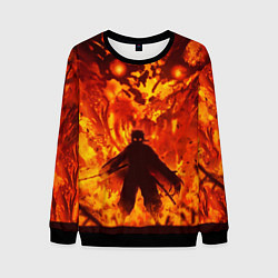 Свитшот мужской Клинок, рассекающий демонов, цвет: 3D-черный