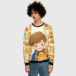 Свитшот мужской Newton Scamander in Bakery, цвет: 3D-черный — фото 2