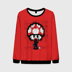 Свитшот мужской Mario, цвет: 3D-черный
