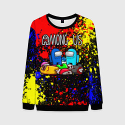 Свитшот мужской AMONG US, цвет: 3D-черный
