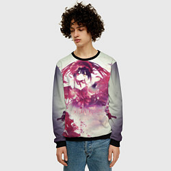 Свитшот мужской Куруми Токисаки, цвет: 3D-черный — фото 2