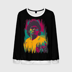 Свитшот мужской Diego Maradona, цвет: 3D-белый