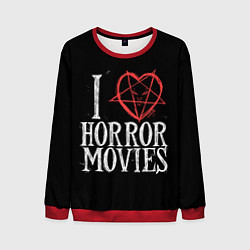 Мужской свитшот I Love Horror Movies