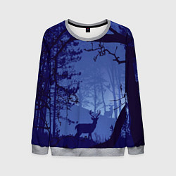 Свитшот мужской ЛЕС, цвет: 3D-меланж