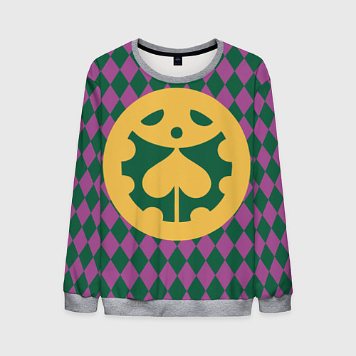 Мужской свитшот ДжоДжо / 3D-Меланж – фото 1