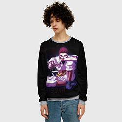 Свитшот мужской Хисока, цвет: 3D-меланж — фото 2