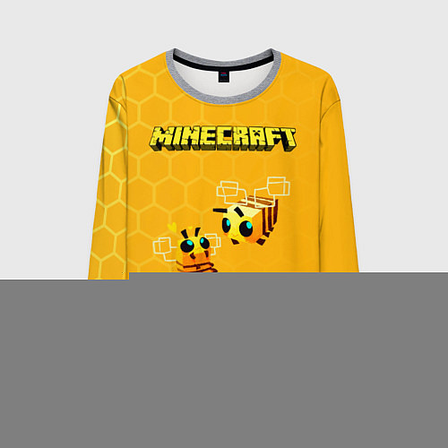 Мужской свитшот Minecraft / 3D-Меланж – фото 1