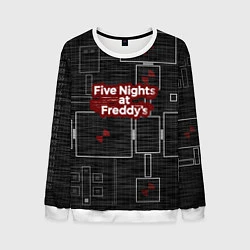 Свитшот мужской Five Nights At Freddy, цвет: 3D-белый