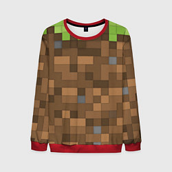 Свитшот мужской Minecraft камуфляж, цвет: 3D-красный