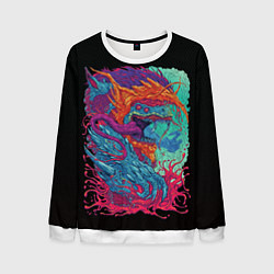 Свитшот мужской Hyper beast art, цвет: 3D-белый