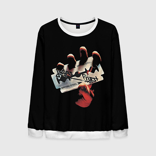 Мужской свитшот Judas Priest / 3D-Белый – фото 1