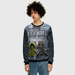 Свитшот мужской LITTLE NIGHTMARES 2, цвет: 3D-черный — фото 2