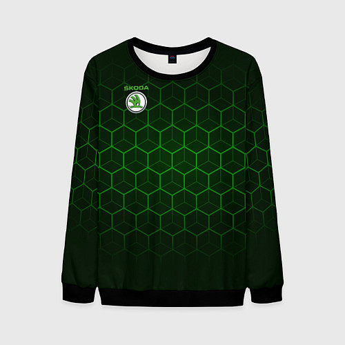 Мужской свитшот SKODA / 3D-Черный – фото 1