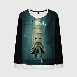 Свитшот мужской Little Nightmares, цвет: 3D-белый