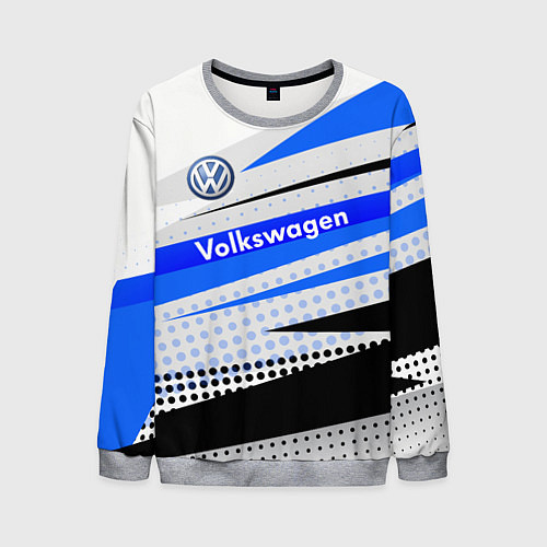 Мужской свитшот Volkswagen / 3D-Меланж – фото 1