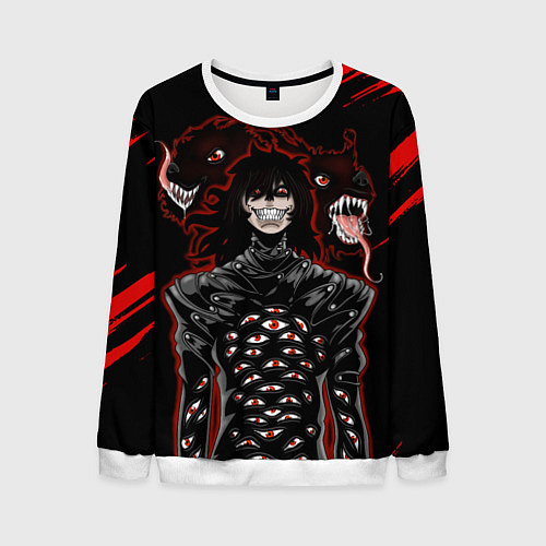 Мужской свитшот Hellsing Хеллсинг / 3D-Белый – фото 1