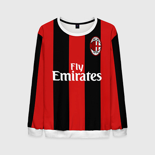 Мужской свитшот Мальдини / 3D-Белый – фото 1