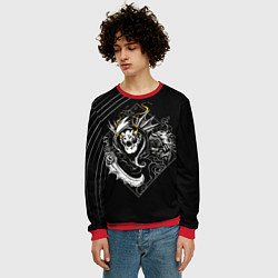Свитшот мужской Узник пучины Dota 2, цвет: 3D-красный — фото 2