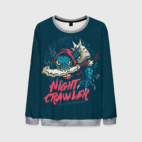 Мужской свитшот Night Crawler Dota 2 / 3D-Меланж – фото 1