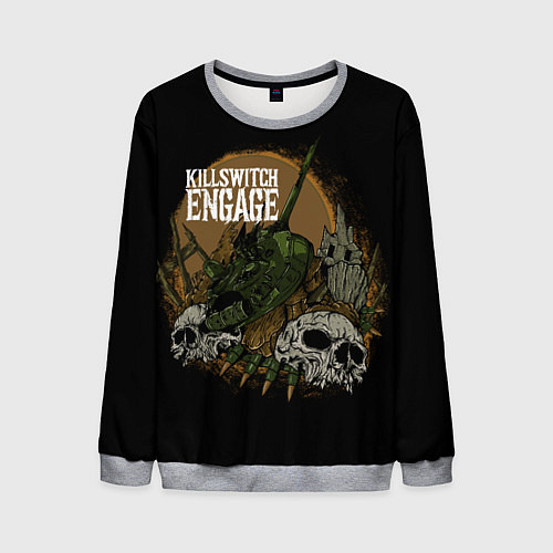 Мужской свитшот Killswitch Engage / 3D-Меланж – фото 1
