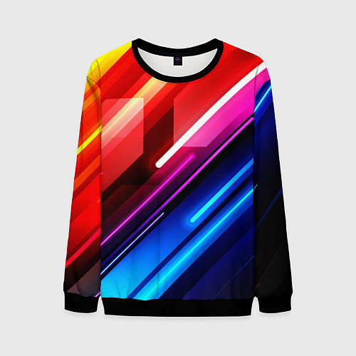 Мужской свитшот НЕОН / 3D-Черный – фото 1