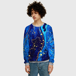 Свитшот мужской СИНИЙ ГРАНИТ, цвет: 3D-меланж — фото 2
