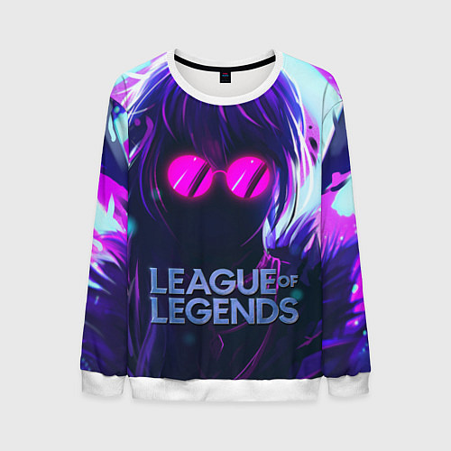 Мужской свитшот Evelynn LOL / 3D-Белый – фото 1