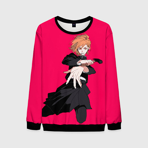 Мужской свитшот Нобара Магическая Битва / 3D-Черный – фото 1