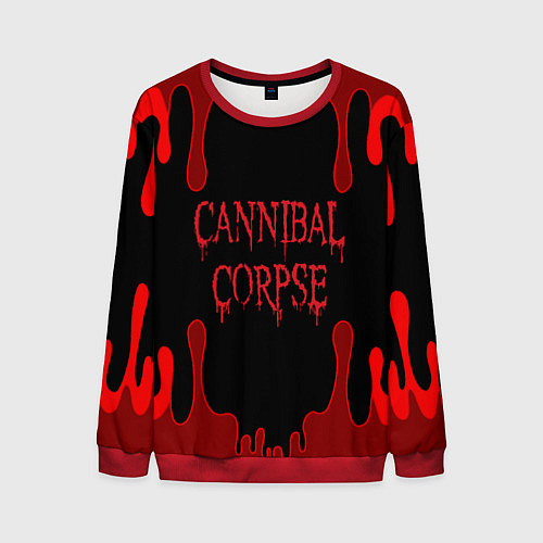 Мужской свитшот Cannibal Corpse / 3D-Красный – фото 1