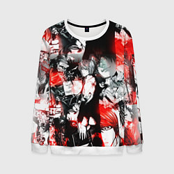Свитшот мужской ТЕТРАДЬ СМЕРТИ, цвет: 3D-белый