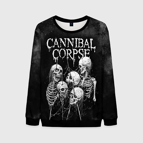 Мужской свитшот Cannibal Corpse / 3D-Черный – фото 1