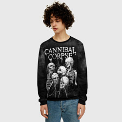 Свитшот мужской Cannibal Corpse, цвет: 3D-черный — фото 2