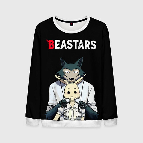 Мужской свитшот Beastars Выдающиеся звери / 3D-Белый – фото 1
