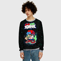 Свитшот мужской Friday Night FunkinBoyfriend, цвет: 3D-меланж — фото 2