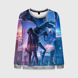 Свитшот мужской DEATH NOTE ТЕТРАДЬ СМЕРТИ, цвет: 3D-меланж