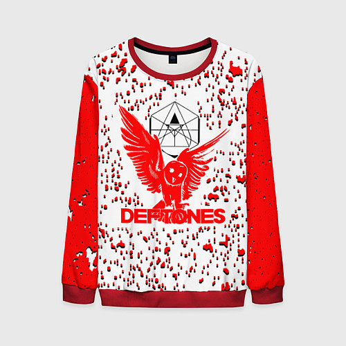 Мужской свитшот Deftones / 3D-Красный – фото 1