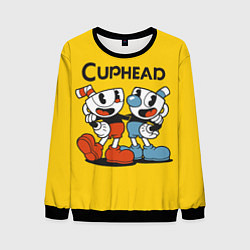 Свитшот мужской CUPHEAD, цвет: 3D-черный