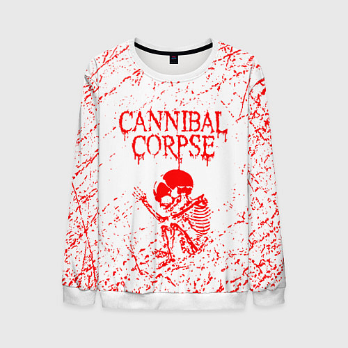 Мужской свитшот Cannibal corpse / 3D-Белый – фото 1