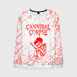 Свитшот мужской Cannibal corpse, цвет: 3D-белый