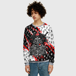 Свитшот мужской БОГ ОДИН, цвет: 3D-меланж — фото 2