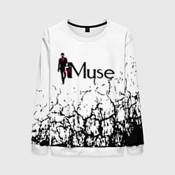 Свитшот мужской Muse, цвет: 3D-белый