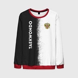 Свитшот мужской Тхэквондо Taekwondo, цвет: 3D-красный