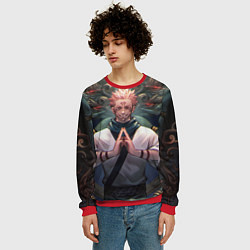 Свитшот мужской МАГИЧЕСКАЯ БИТВА SUKUNA, цвет: 3D-красный — фото 2