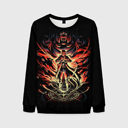Свитшот мужской СТАЛЬНОЙ АЛХИМИК, цвет: 3D-черный